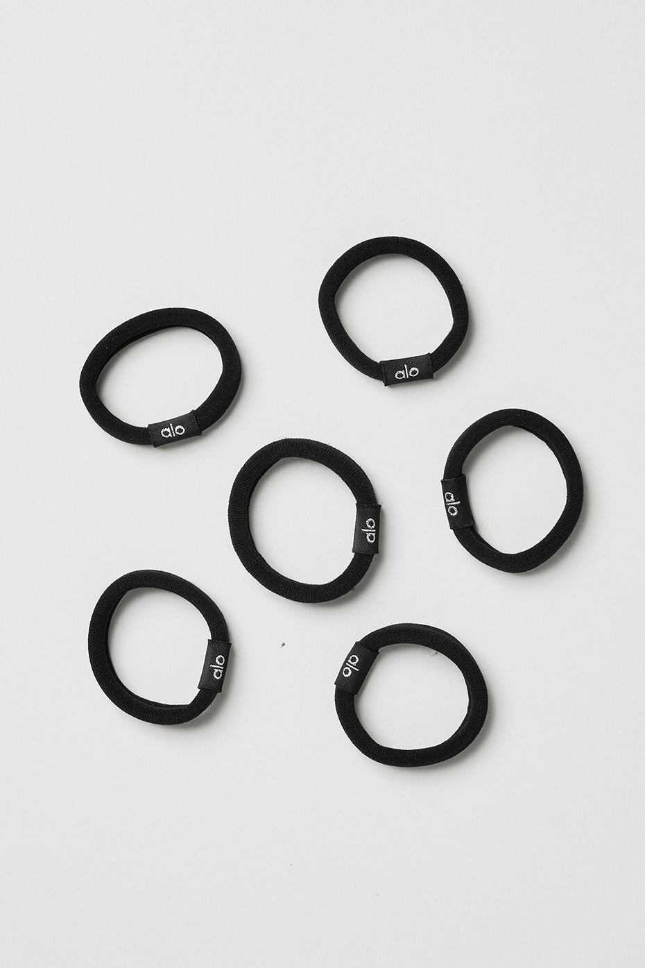 Untangled Hair Tie 6-Pack - Black image 2