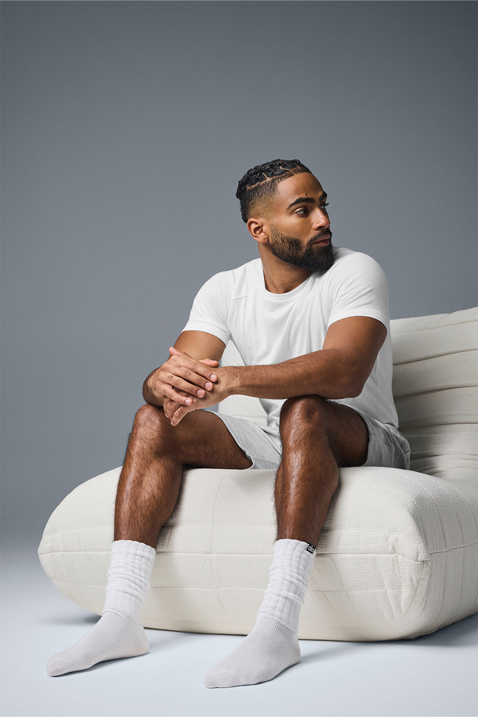Unisex Scrunch Sock - White image 2