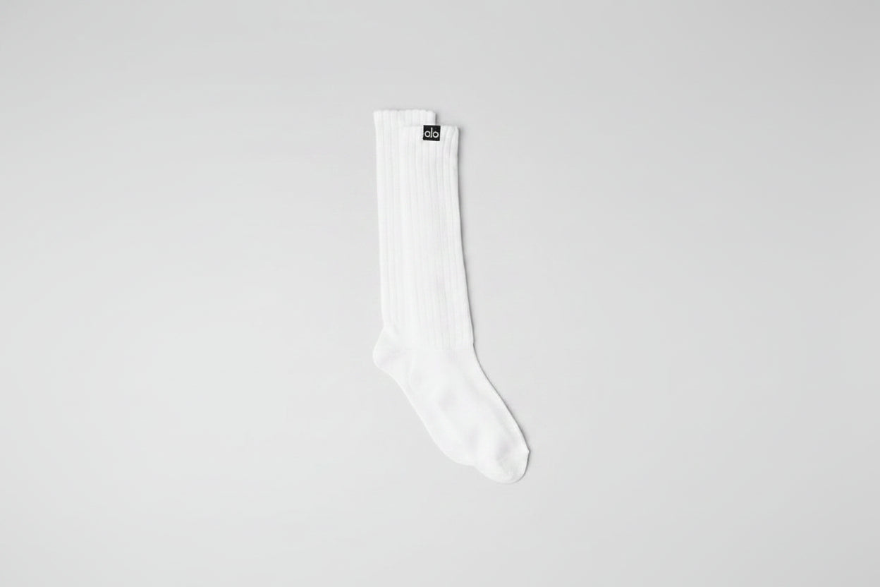 Unisex Scrunch Sock - White image 1