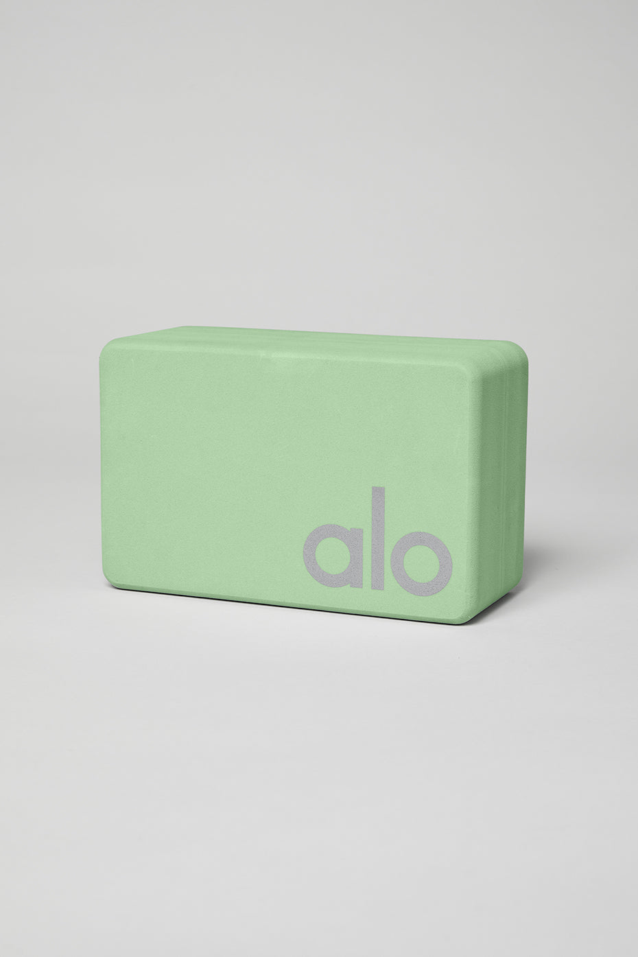 Uplifting Yoga Block - Honeydew/Silver image 2