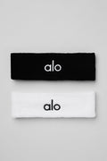 Glow Sweatband (2-Pack) - Black/White image 1