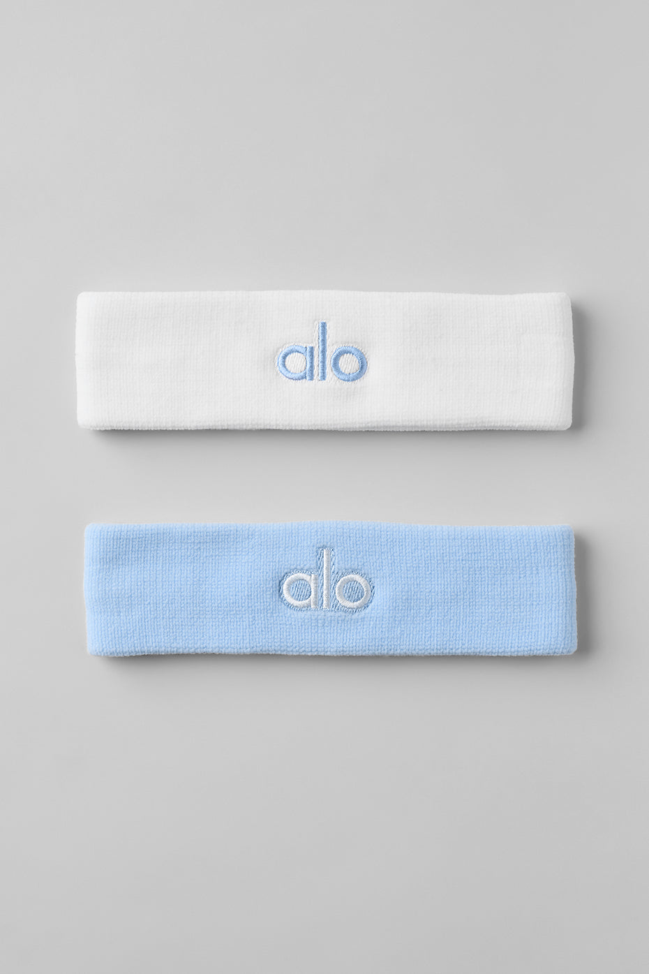 Glow Sweatband (2-Pack) - Seashell Blue/White image 1