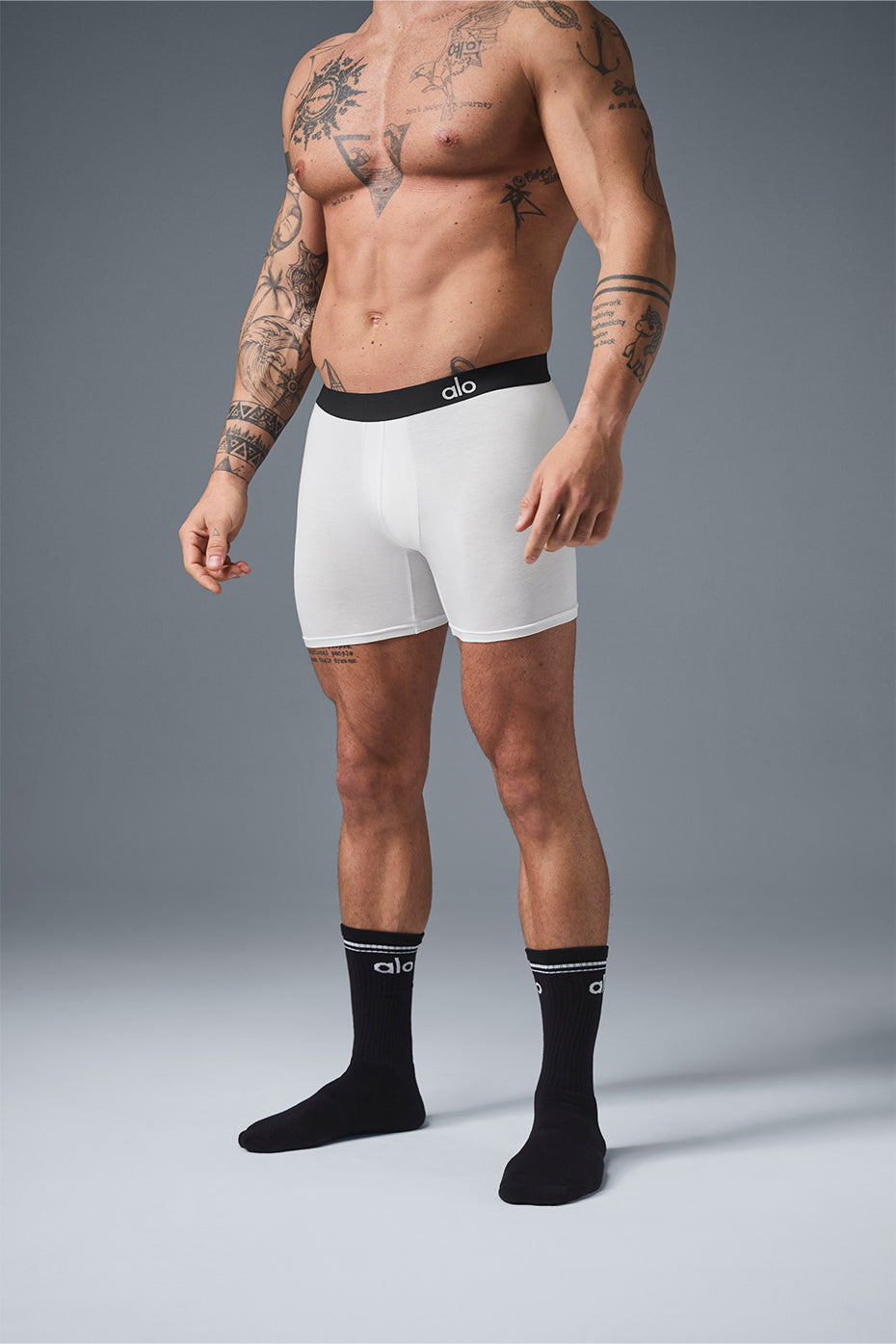 Day and Night Boxer - White image 4