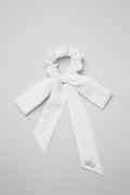 Love Knots Tie Scrunchie - White image 1