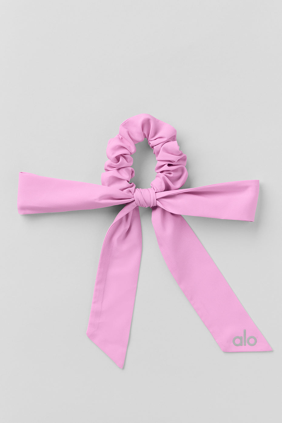 Love Knots Tie Scrunchie - Candy Heart Pink image 1