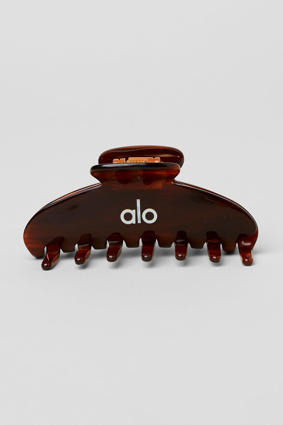 90's Claw Clip - Brown Tortoise image 2