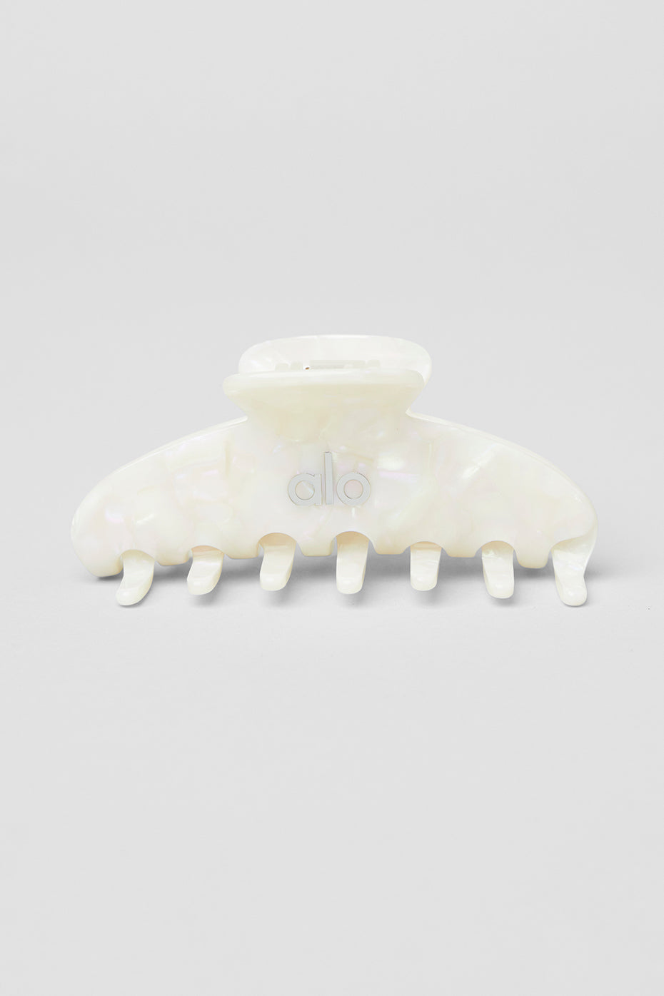 90's Claw Clip - White Pearl image 2