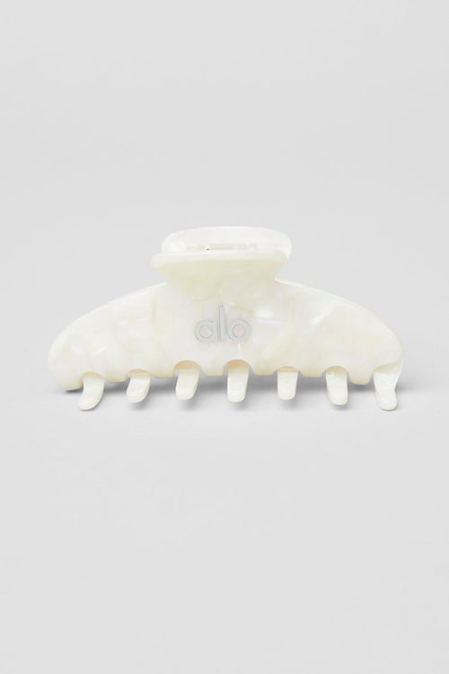 90's Claw Clip - White Pearl image 2