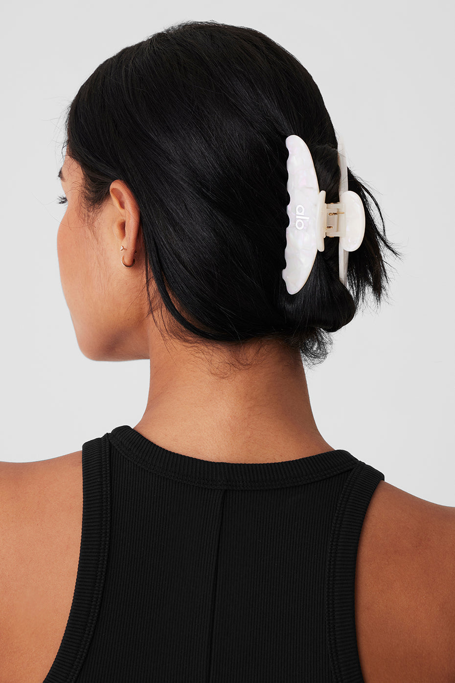 90's Claw Clip - White Pearl image 4