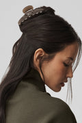 90's Claw Clip - Olive Tree Clear image 1