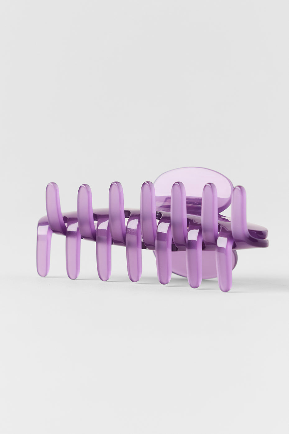90's Claw Clip - Plum Kiss Clear image 4