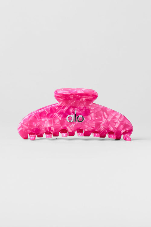90's Claw Clip - Paradise Pink Shell image 2