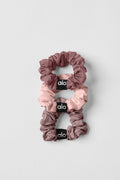 Fresh Mini Scrunchie 3-Pack - Mushroom/Pink Quartz/Smoky Quartz image 1