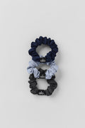 Fresh Mini Scrunchie 3-Pack - Winter Frost/Navy/Anthracite image 1