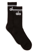 Unisex Throwback Sock - Black/White image 1