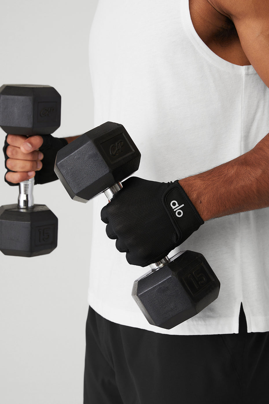Power Moves Workout Gloves - Black image 2