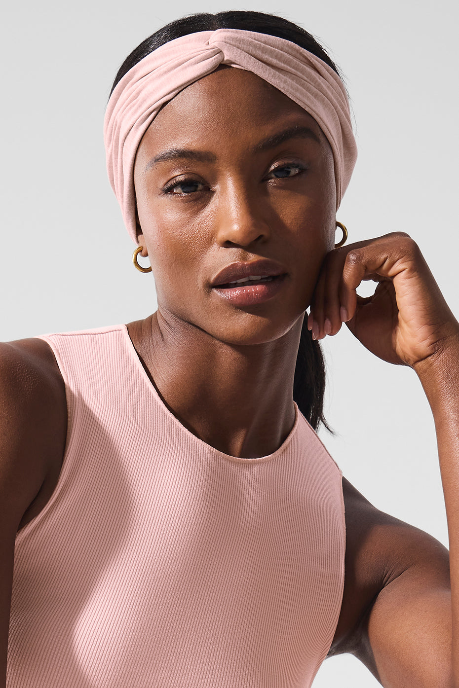 Alosoft Headband - Pink Quartz Heather image 2