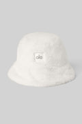Faux Fur Bucket Hat - Ivory image 1