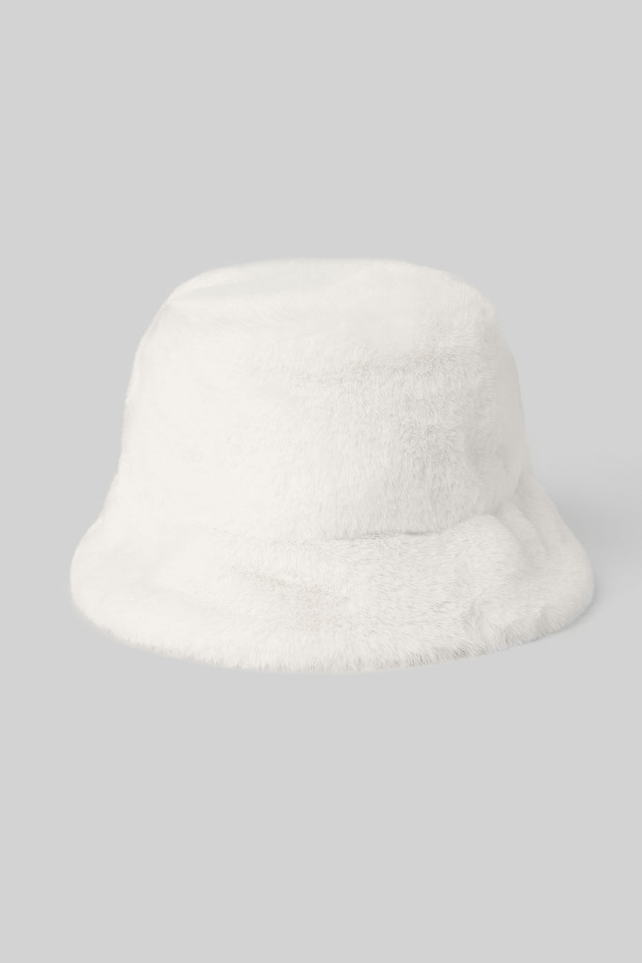 Faux Fur Bucket Hat - Ivory image 2