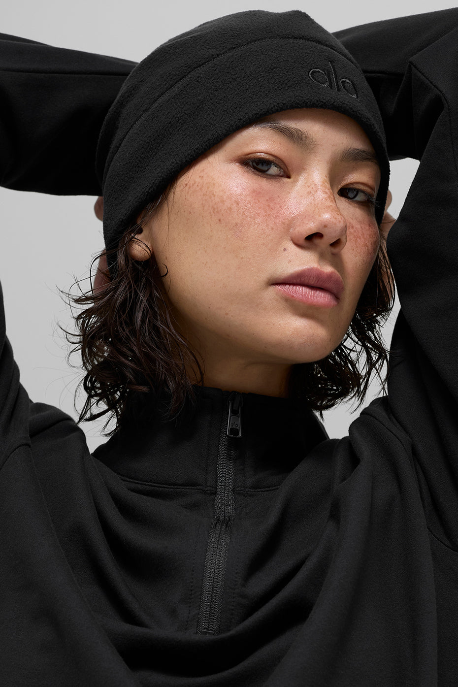 Performance Fleece Beanie - Black/Black image 1