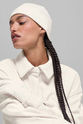 Performance Fleece Beanie - Ivory/Ivory image 1