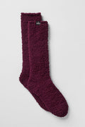 Women's Plush Lush Sock - Burgundy image 1