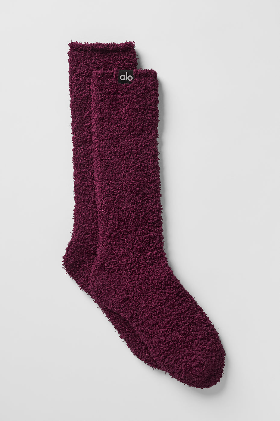 Women's Plush Lush Sock - Burgundy image 1