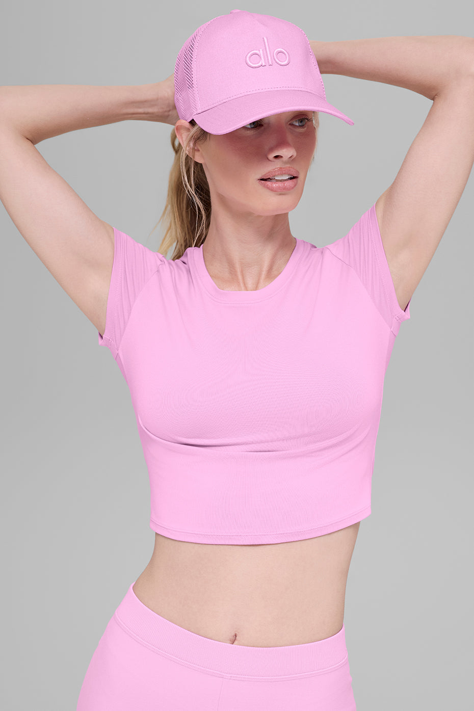 District Trucker Hat - Candy Heart Pink image 2