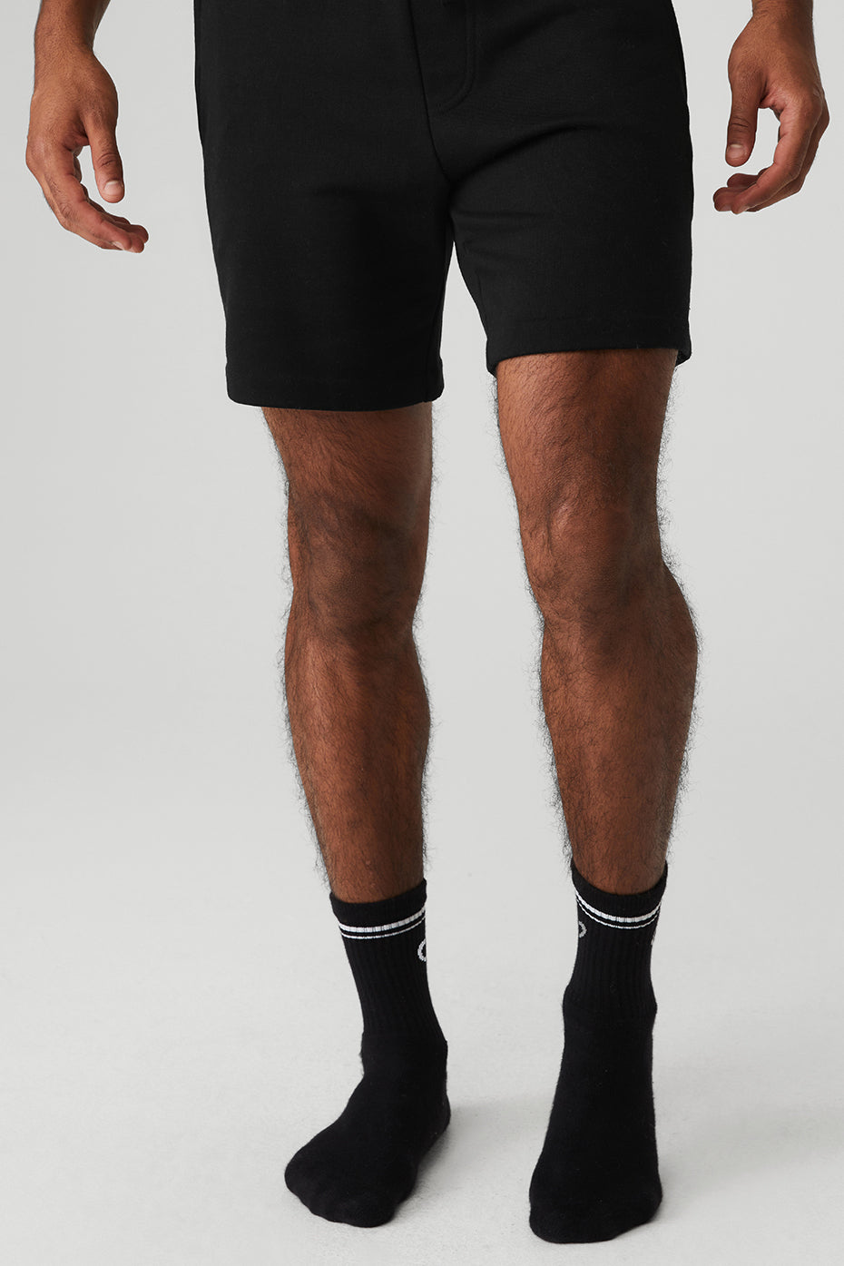 Unisex Half-Crew Throwback Sock - Black/White image 2