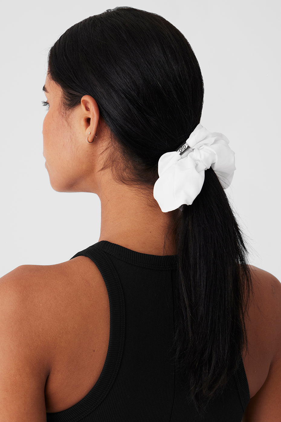 Bead It Oversized Scrunchie - White image 2
