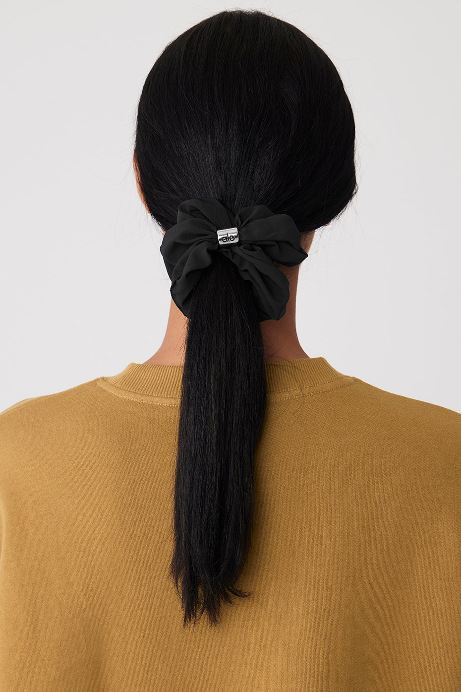 Bead It Oversized Scrunchie - Black image 3