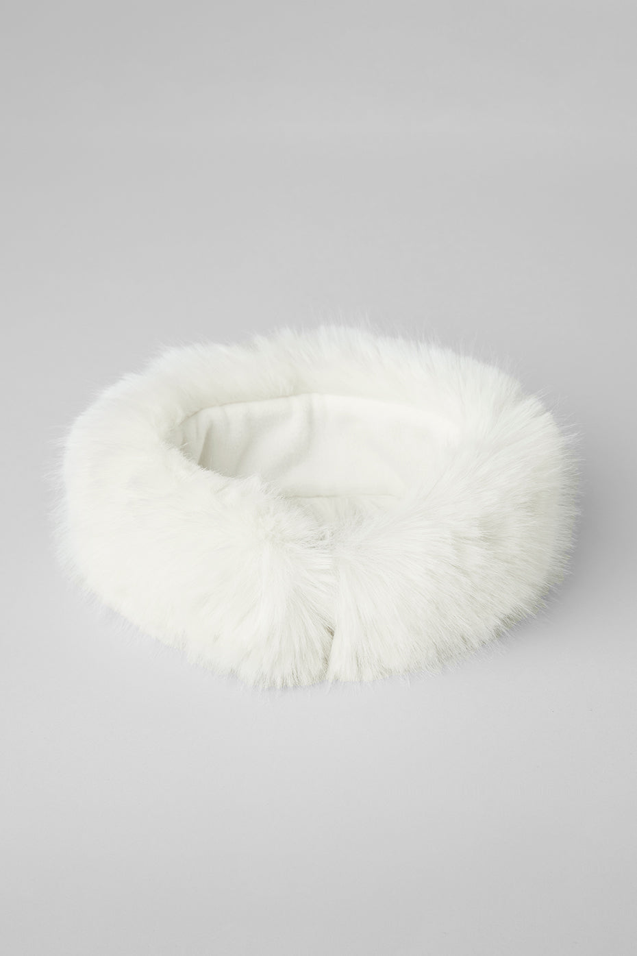 Opulent Faux Fur Wintersun Headband - Ivory image 3