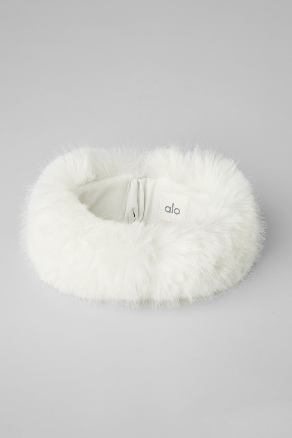 Opulent Faux Fur Wintersun Headband - Ivory image 2