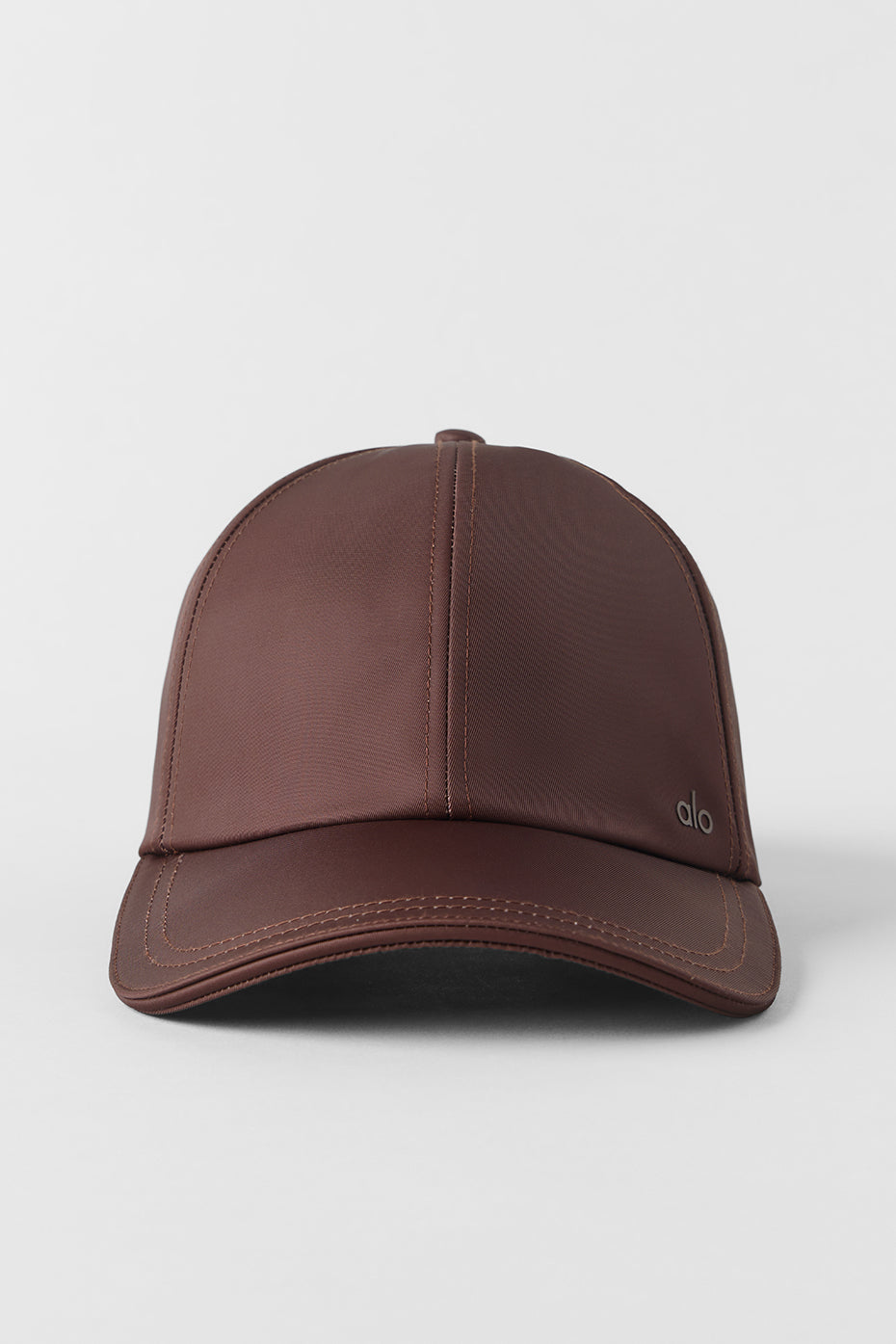 Satin Off-Duty Cap - Brownstone image 3