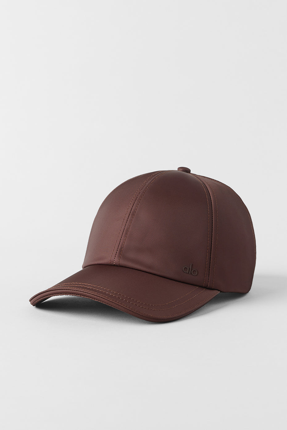 Satin Off-Duty Cap - Brownstone image 1