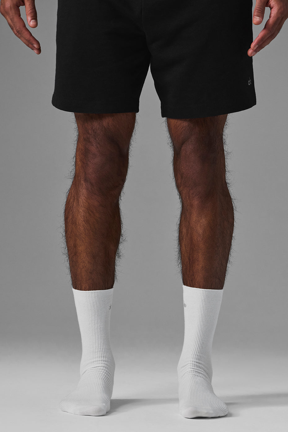 Unisex Half-Crew Understated Sock - White image 2