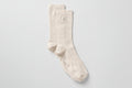 Unisex Half-Crew Understated Sock - Bone image 1