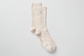 Unisex Half-Crew Understated Sock - Bone image 1