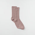 Unisex Half-Crew Understated Sock - Taupe image 1