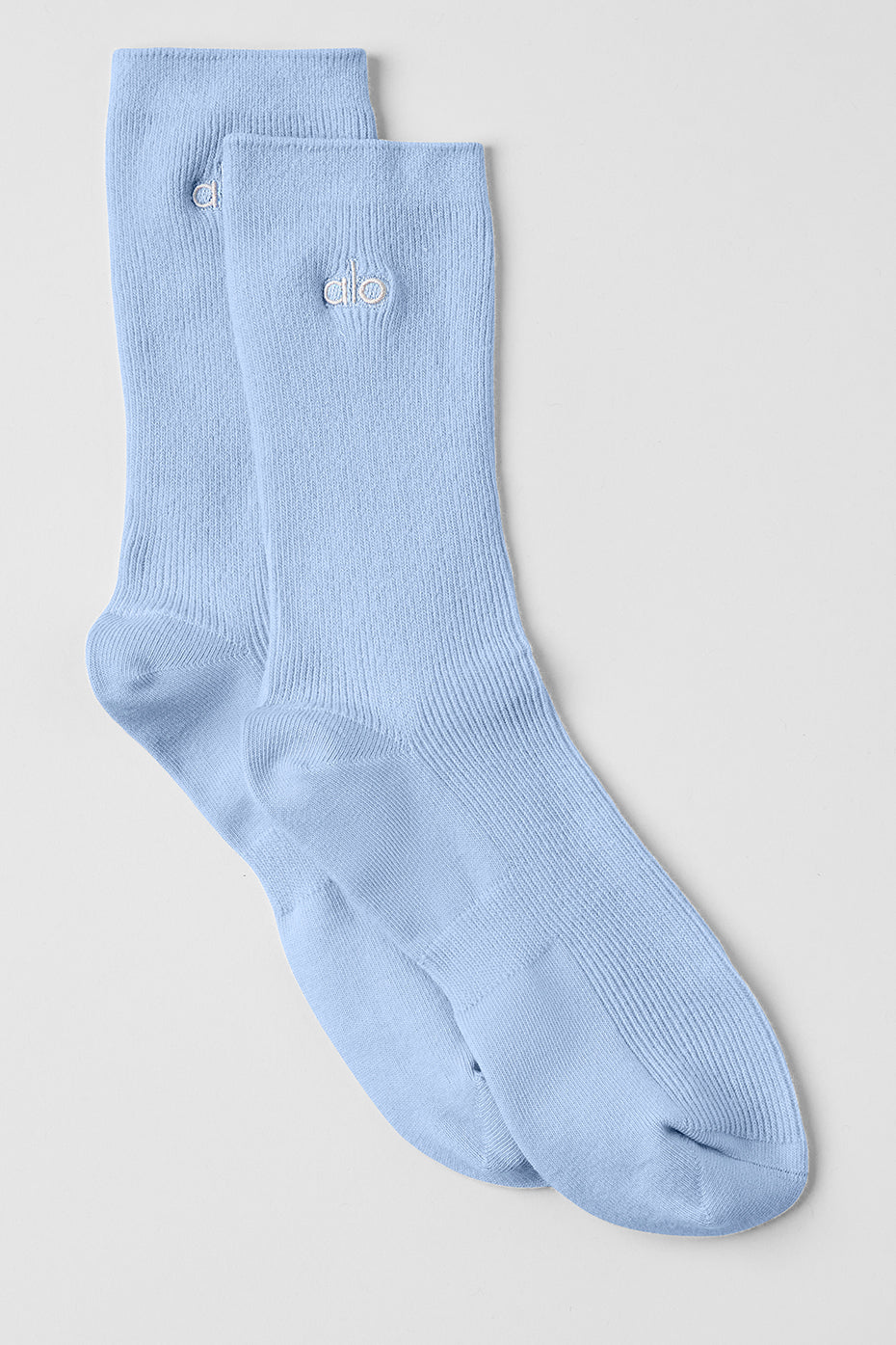 Unisex Half-Crew Understated Sock - Seashell Blue image 1