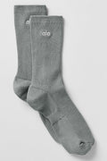 Unisex Half-Crew Understated Sock - Lunar Grey image 1