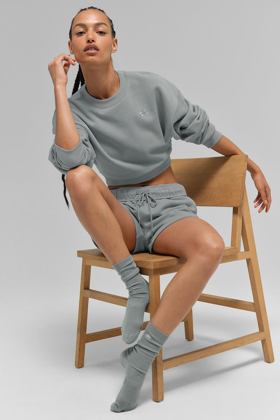 Unisex Half-Crew Understated Sock - Lunar Grey image 2