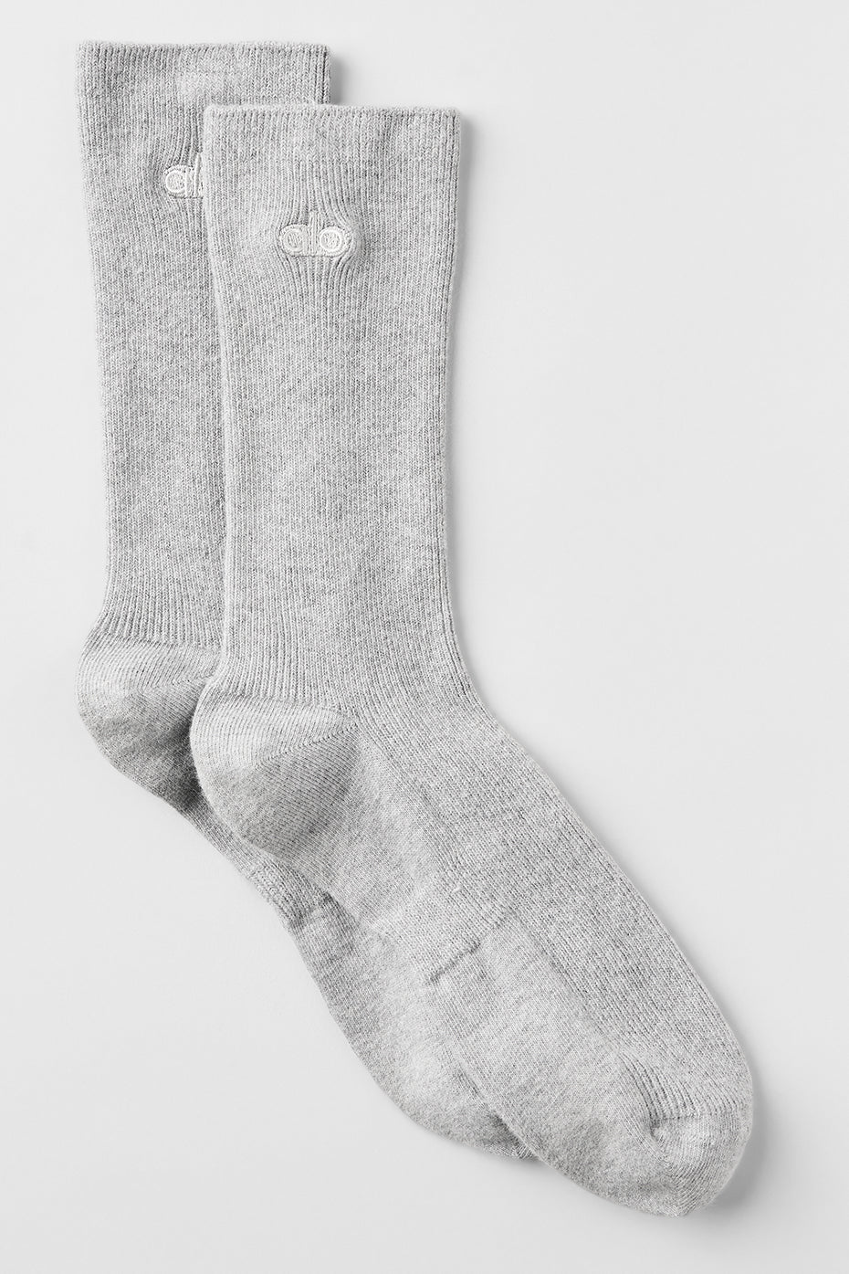 Unisex Half-Crew Understated Sock - Athletic Heather Grey image 1