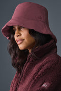 Good Shade Puffer Bucket Hat - Burgundy Truffle image 1