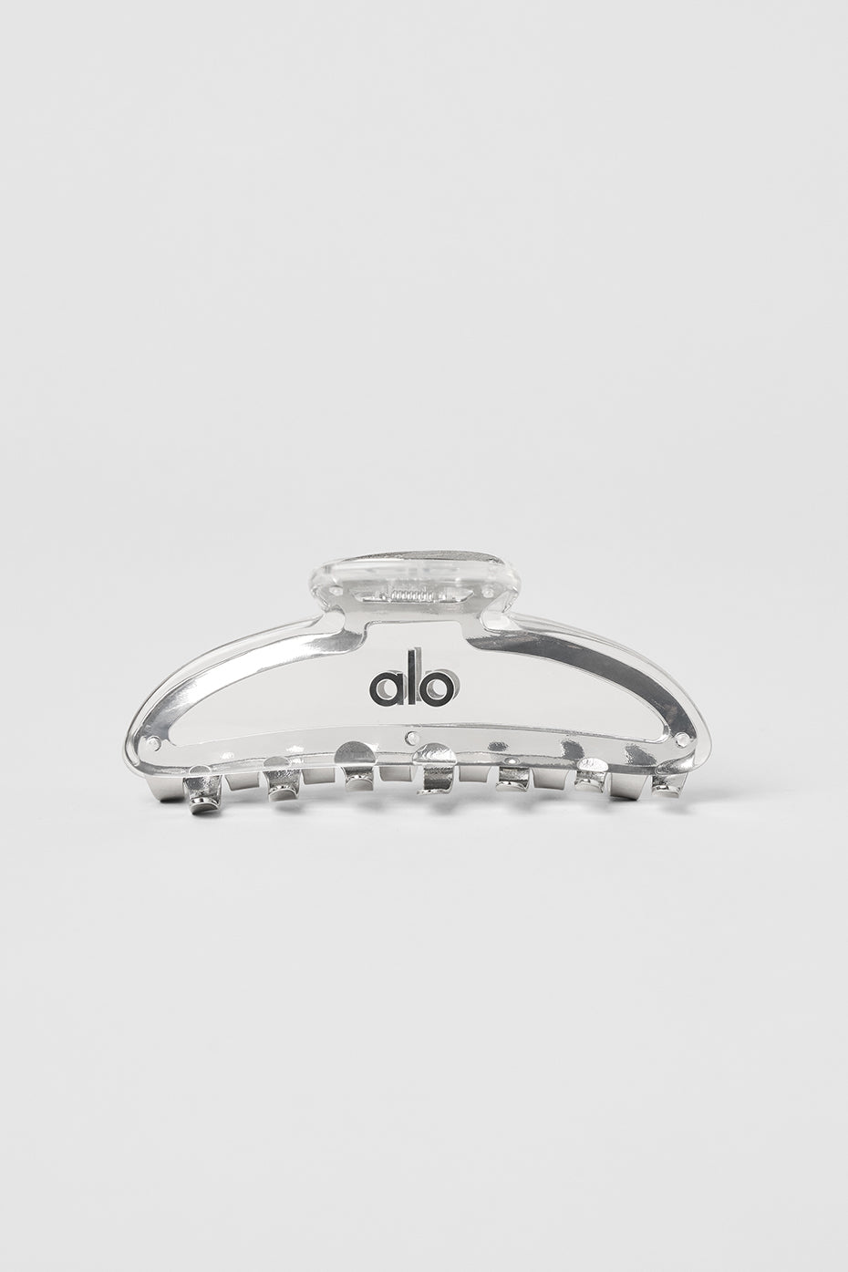 Acrylic Illusion Claw Clip - Clear Acetate/Chrome image 2
