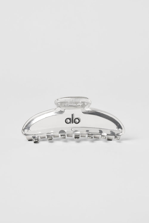 Acrylic Illusion Claw Clip - Clear Acetate/Chrome image 2