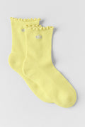 Women's Lettuce Edge Sock - Sunshine image 1