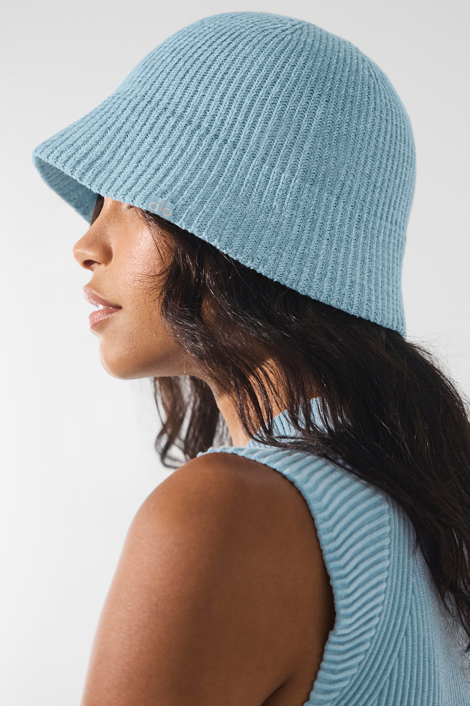 Denim Knit Cloche - Celestial Blue/Dark Celestial Blue image 2
