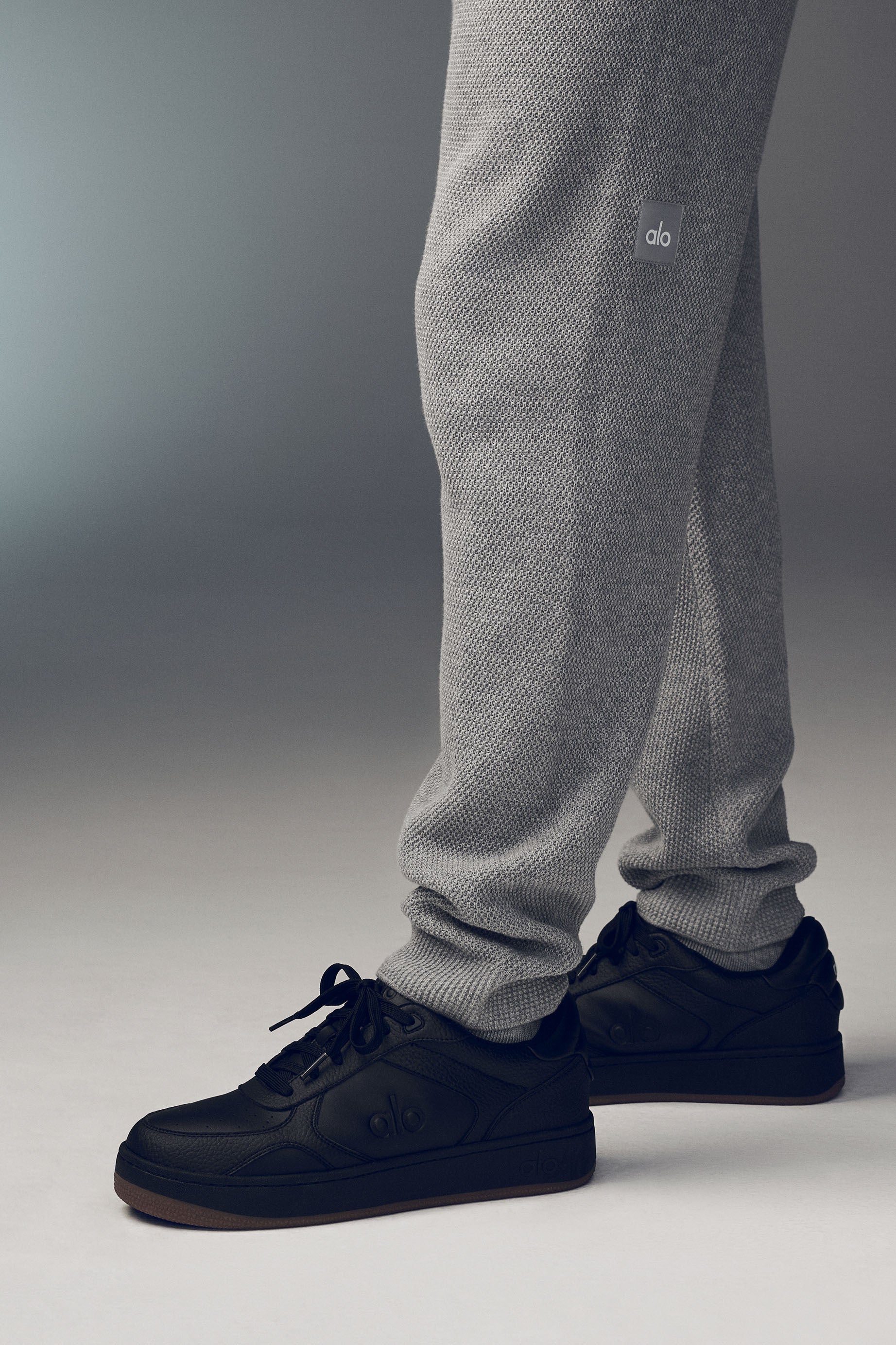ALO Recovery Mode Sneaker - Black/Gum image 1