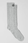 Unisex Scrunch Sock - Athletic Heather Grey image 1